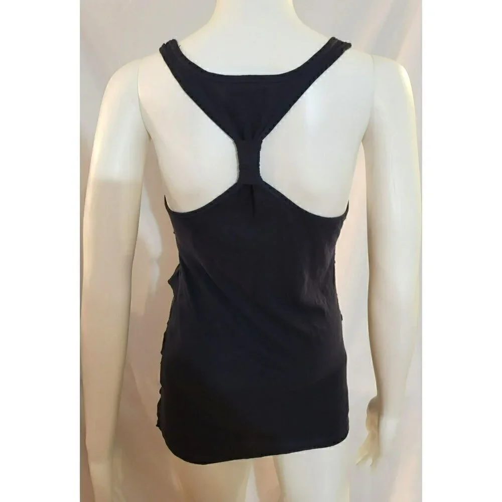 Abercrombie & Fitch Kids Tiered Lace Ruffle Racerback Tank - Size XL